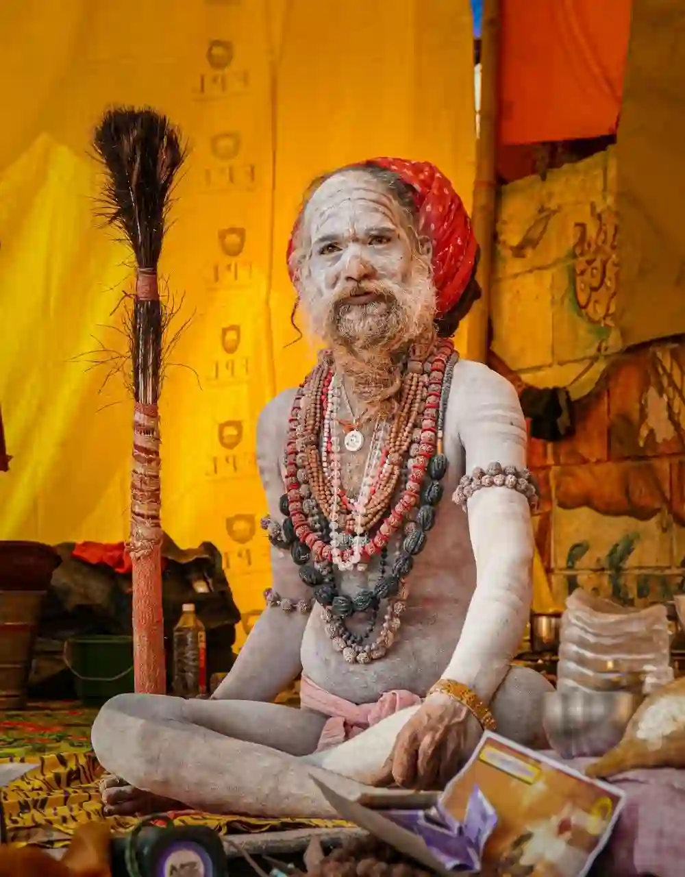 Baba in Gangasagar